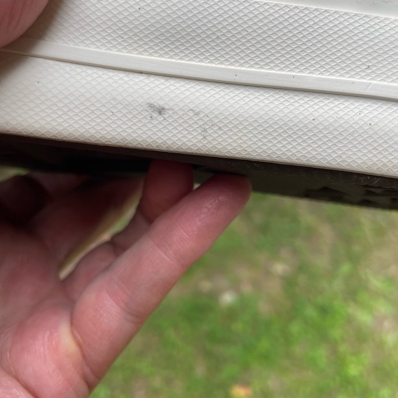 Converse All Star Platform Lift Off White Sneakers Size 8 - Picture 9 of 16